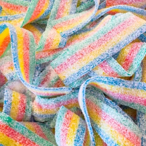 SOUR RAINBOW BELTS - 100 gr