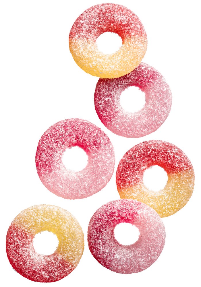 TUTTI FRUTTI RINGS - 100 gr
